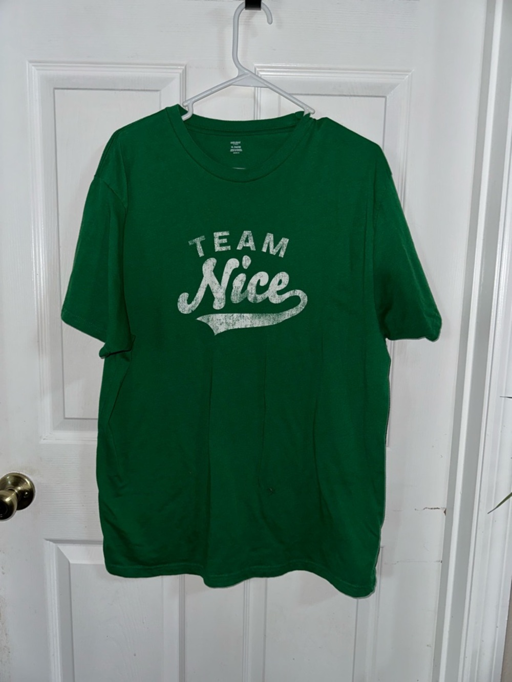 Holiday Time Green 'Team Nice' Graphic Tee - Men